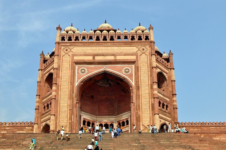 Agra Drop mit Besuch von Chand Baori und Fatehpur Sikri von Bundi