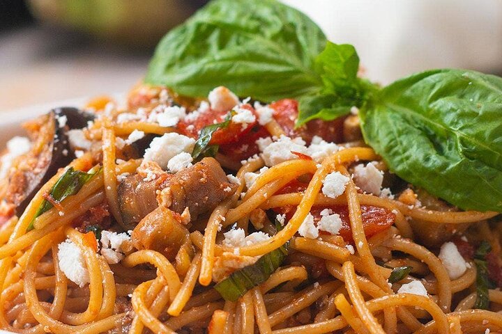 Taormina und Castelmola private und geführte Tour mit Arancino