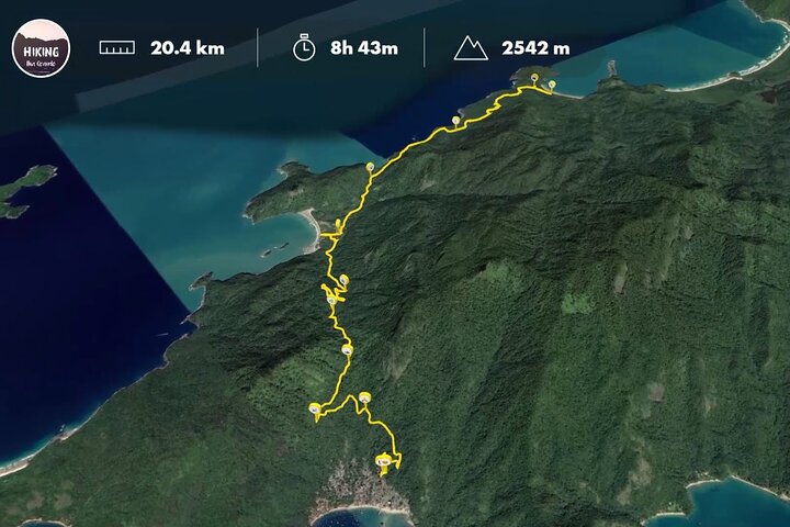 Ilha Grande 6 dages privat trekking ekspedition rundt om øen af lokale guider