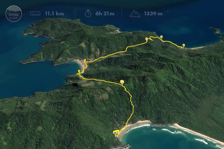 Ilha Grande 6 dages privat trekking ekspedition rundt om øen af lokale guider