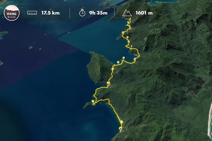 Ilha Grande 6 dages privat trekking ekspedition rundt om øen af lokale guider