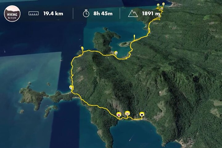 Ilha Grande 6 dages privat trekking ekspedition rundt om øen af lokale guider