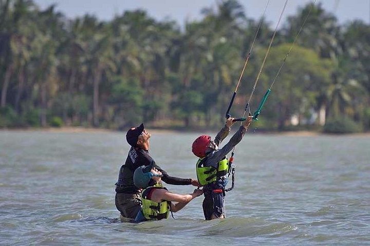 Aventure de kitesurf à Kalpitiya