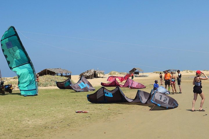 Aventure de kitesurf à Kalpitiya