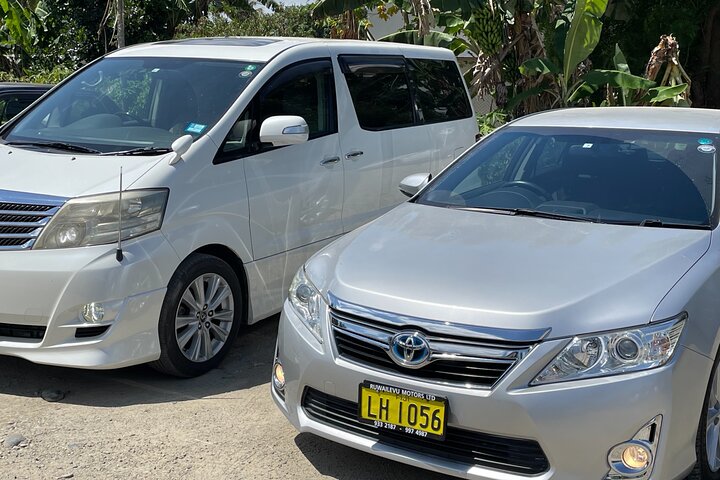Rundtur Nadi flyplass til Shangri La Fijian Resort Yanuca Island
