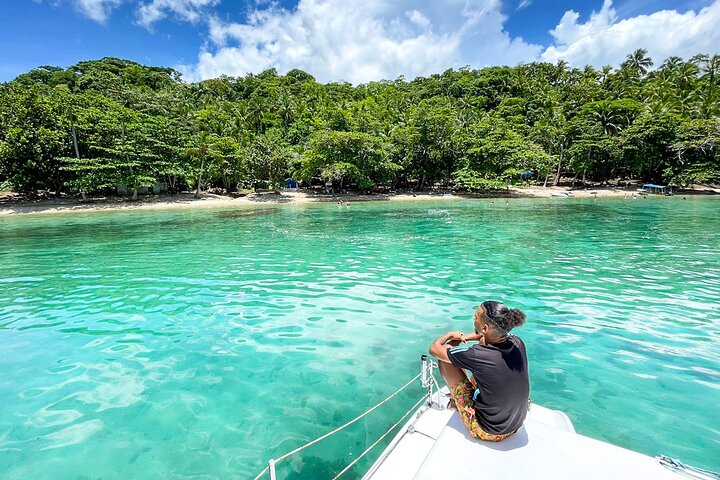 Caribbean Catamaran Day Cruise: Strande, snorkling og frokost