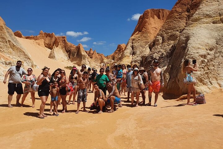 Visitez 3 plages en 1 jour (Morro Branco, Praia das Fontes et Canoa Quebrada)