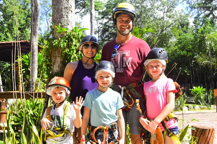 ATV (delte), Hest tilbage ridning, Ziplines, & Cenote fra Cancún