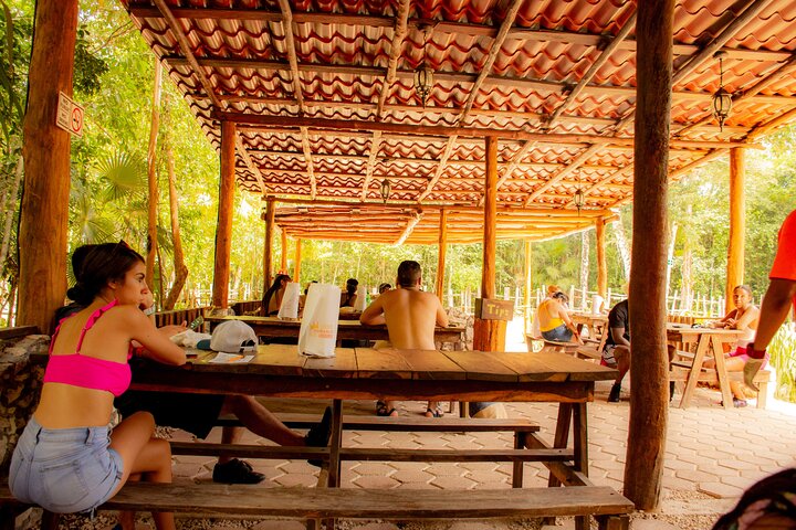 ATV (delte), Hest tilbage ridning, Ziplines, & Cenote fra Cancún