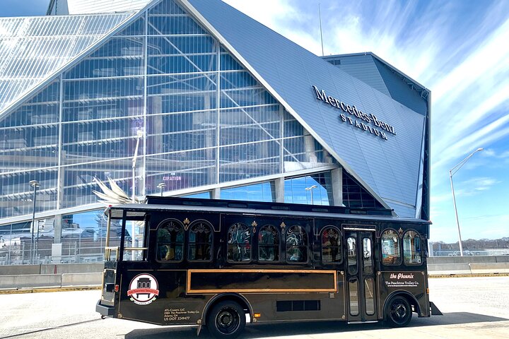 Recorrido turístico narrado en tranvía de 90 minutos en Atlanta