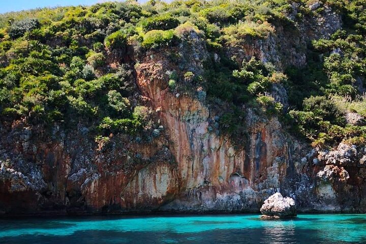 Passeio de barco de 8 horas de Castellammare del Golfo a San Vito Lo Capo