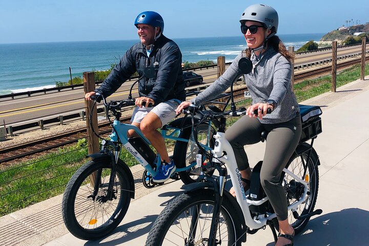 Lokal guidad elcykeltur från Solana Beach till Encinitas