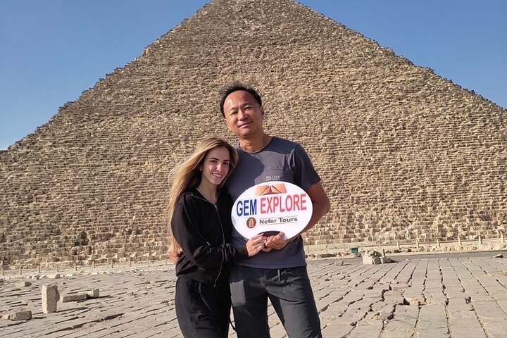 Tour privato di un'intera giornata: Piramidi di Giza, Sfinge, Saqqara e Dahshur