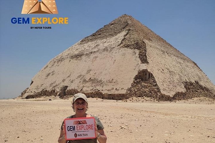 Tour privato di un'intera giornata: Piramidi di Giza, Sfinge, Saqqara e Dahshur