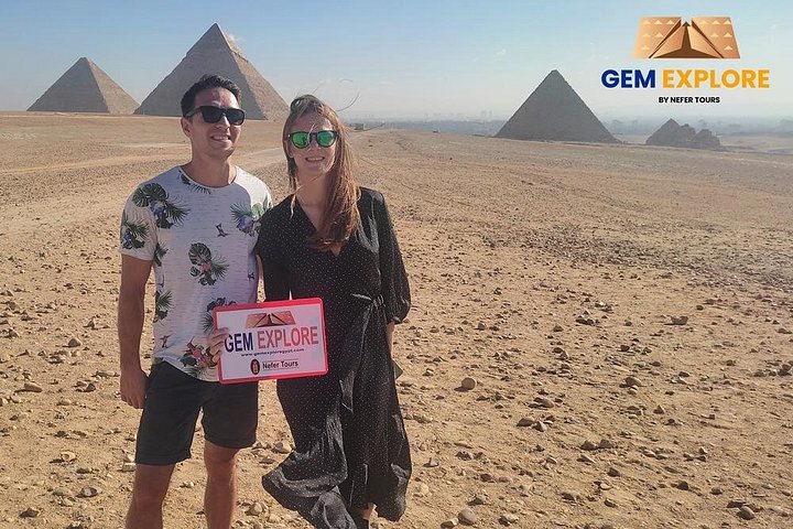 Tour privato di un'intera giornata: Piramidi di Giza, Sfinge, Saqqara e Dahshur