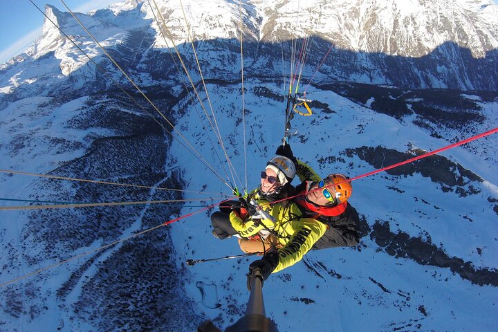 FLYMATTERHORN VIP Tandem Paraquedas Zermatt Matterhorn Vista