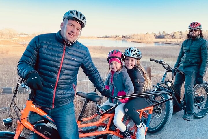 La mejor visita guiada familiar en bicicleta eléctrica para grupos pequeños en Boulder, Colorado