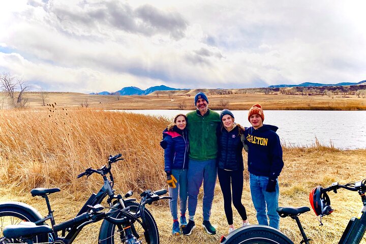 La mejor visita guiada familiar en bicicleta eléctrica para grupos pequeños en Boulder, Colorado