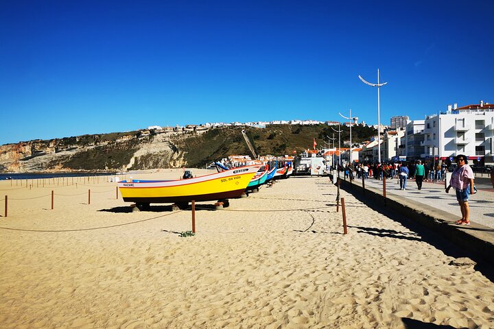 Tomar Fatima Batalha Alcobaca og Obidos fra Nazare Private Tour