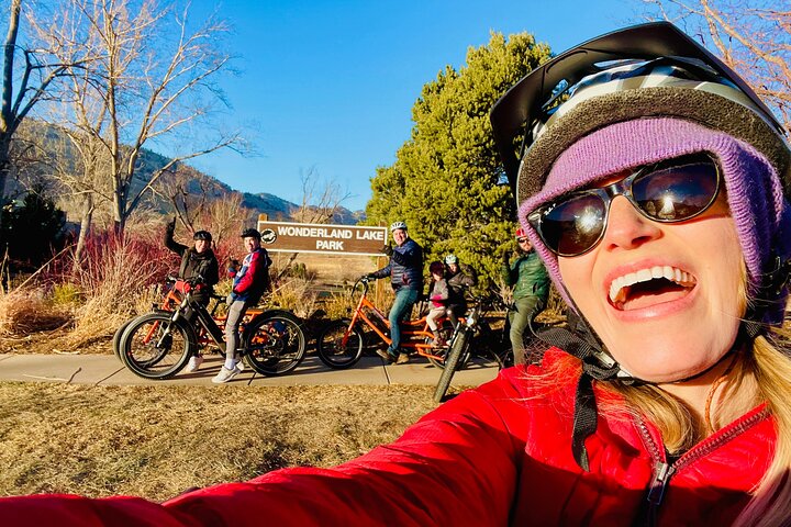 La mejor visita guiada familiar en bicicleta eléctrica para grupos pequeños en Boulder, Colorado