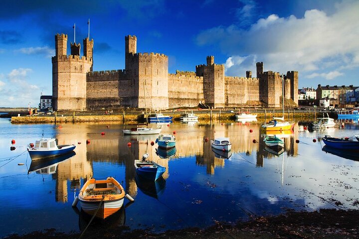 Privétour door middeleeuwse 4 kastelen van Wales