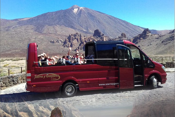 Masca Teide panoramabuss cabriolet heldagstur fra sør