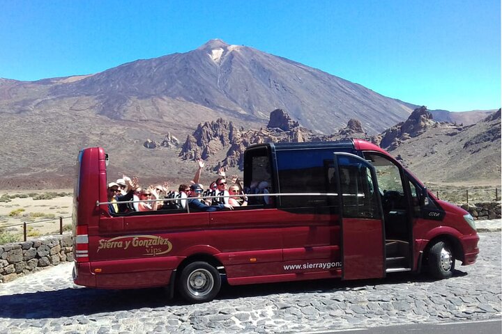 Masca Teide panoramabuss cabriolet heldagstur fra sør