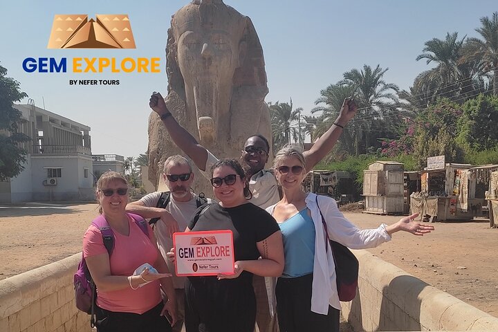 Private Day Tour Saqqara-piramides, Memphis en Dahshur-piramides