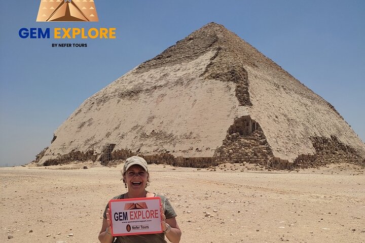 Private Day Tour Saqqara-piramides, Memphis en Dahshur-piramides