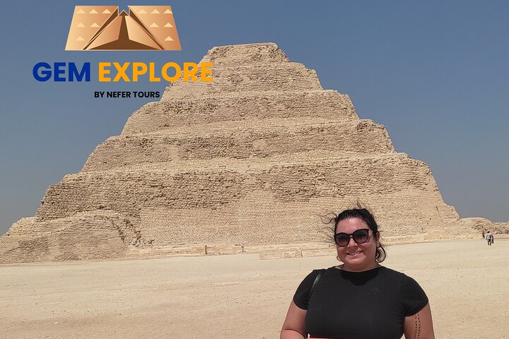 Private Day Tour Saqqara-piramides, Memphis en Dahshur-piramides