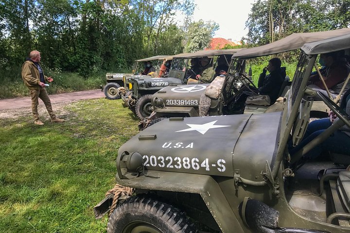 Privat guidad tur i WW2 Jeep of the Landing Beaches