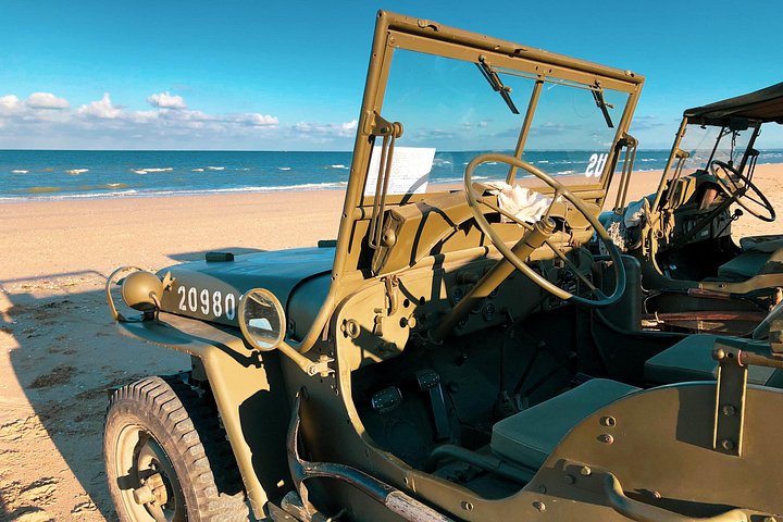 Privat guidad tur i WW2 Jeep of the Landing Beaches