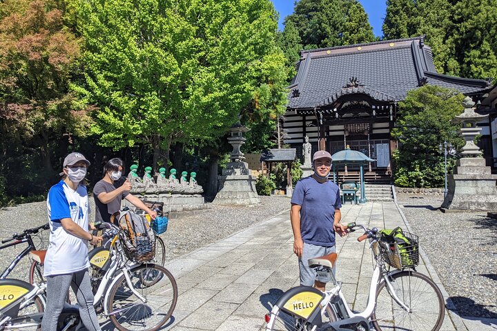 Privé elektrische fietstour & Soba-lunch