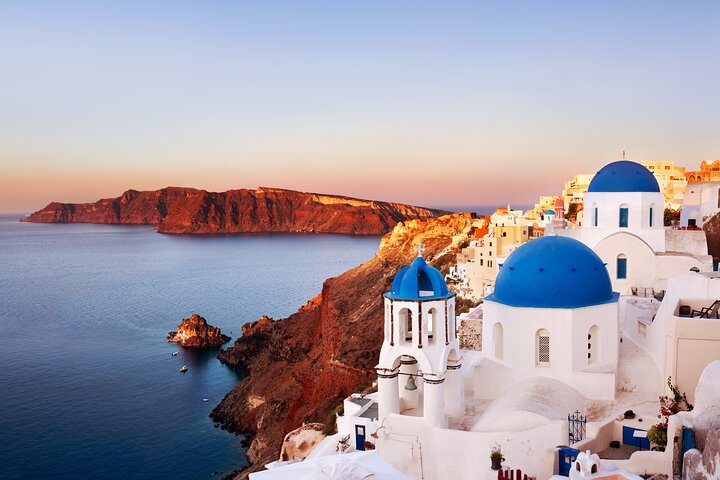 Excursão turística de dia inteiro à ilha de Santorini saindo de Chania