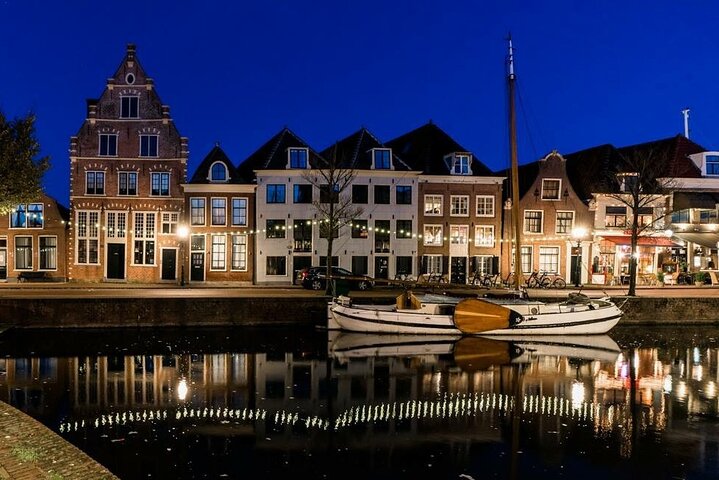 往復、ホールンの電気ボートでオランダの港を訪問