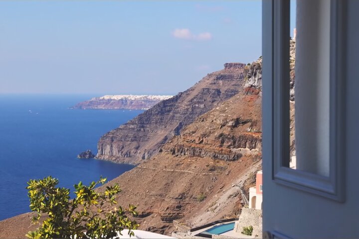 Excursão turística de dia inteiro à ilha de Santorini saindo de Chania