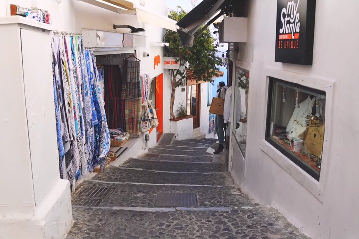 Excursão turística de dia inteiro à ilha de Santorini saindo de Chania