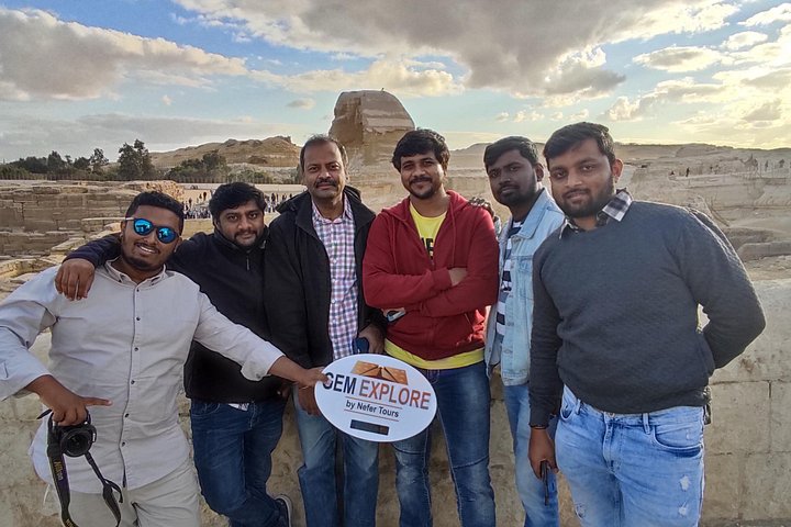 Tour privato di un'intera giornata: Piramidi di Giza, Sfinge, Saqqara e Dahshur