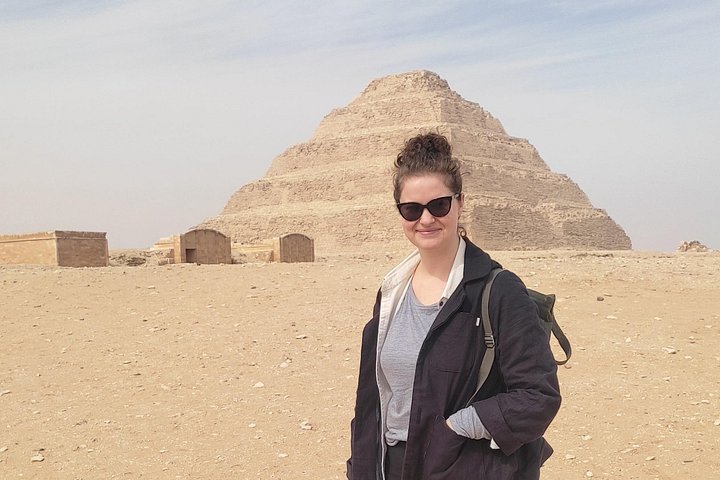 Tour privato di un'intera giornata: Piramidi di Giza, Sfinge, Saqqara e Dahshur
