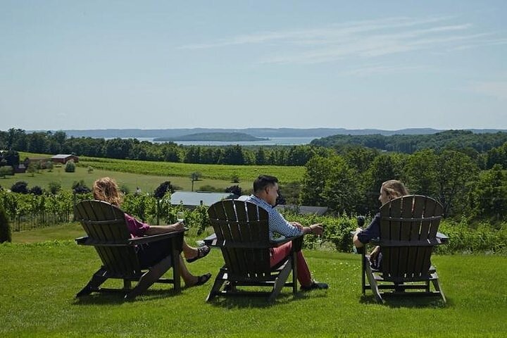 4-uur durende Traverse City Sunset Wine Tour: 3 wijnmakerijen op Old Mission Peninsula