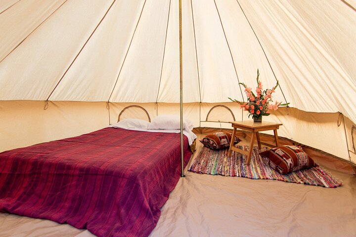 Duna Camp Desert Glamping i Huacachina med buggy och sandboarding