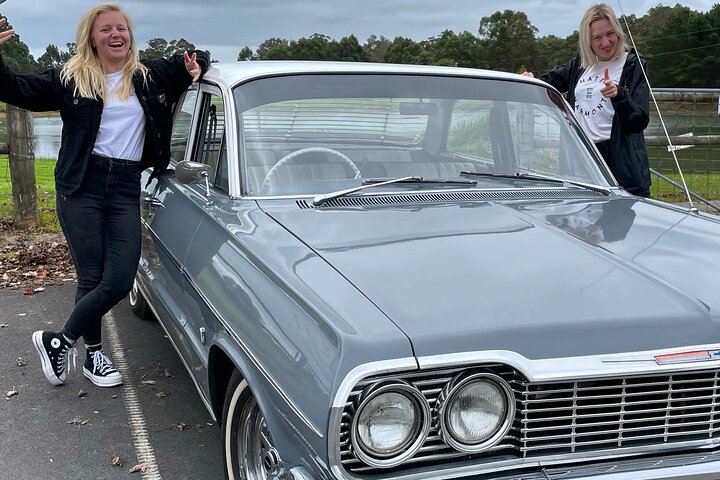Visite des vignobles privés de Margaret River en voiture classique Chevy Belair