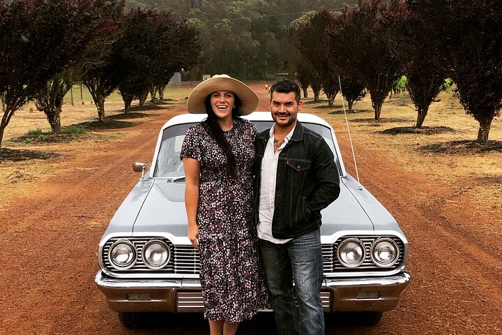Visite des vignobles privés de Margaret River en voiture classique Chevy Belair