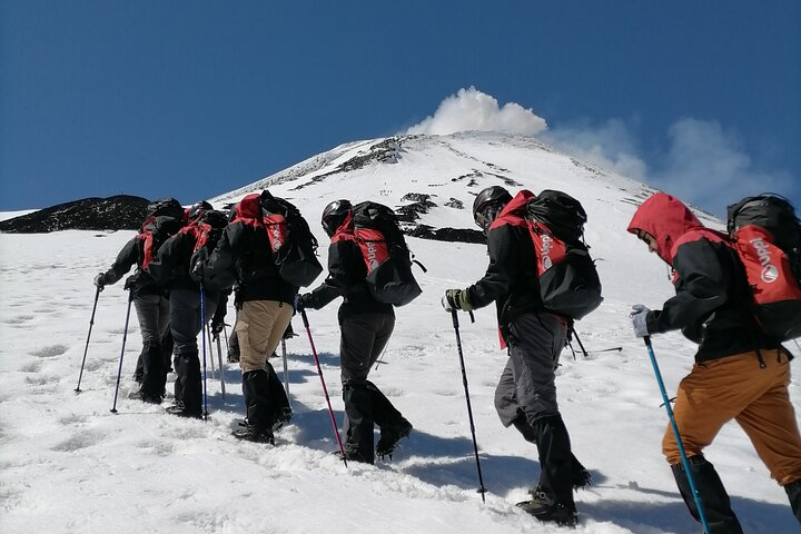 Guidad uppstigning till vulkanen Villarrica från Pucón