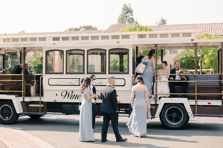 Excursão de bonde de vinho ao ar livre no Vale de Sonoma