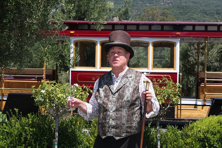 Excursão de bonde de vinho ao ar livre no Vale de Sonoma