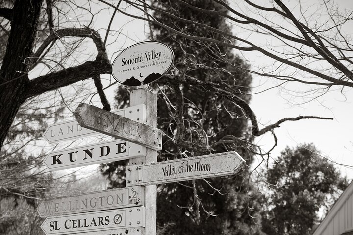 Excursão de bonde de vinho ao ar livre no Vale de Sonoma