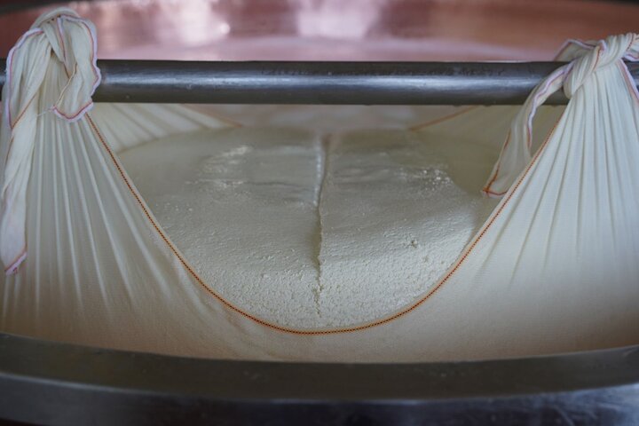 De Parme : Visite de la ferme Parmigiano Reggiano et dégustation avec transfert
