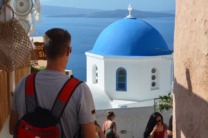 Santorini Highlights Tour per piccoli gruppi con opzione di degustazione di vini