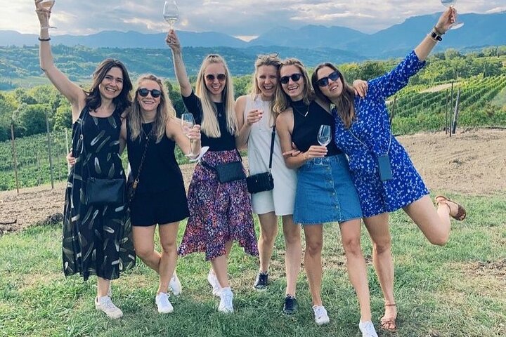 Degustación de Prosecco poco convencional con impresionantes vistas de los viñedos